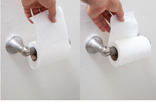 Toilet Paper Over or Under? The Toilet Paper Roll Debate