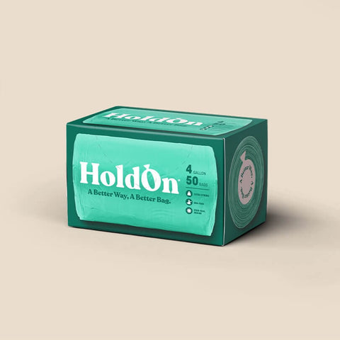 COMPOSTABLE SMALL SPACE TRASH BAGS HoldOn 