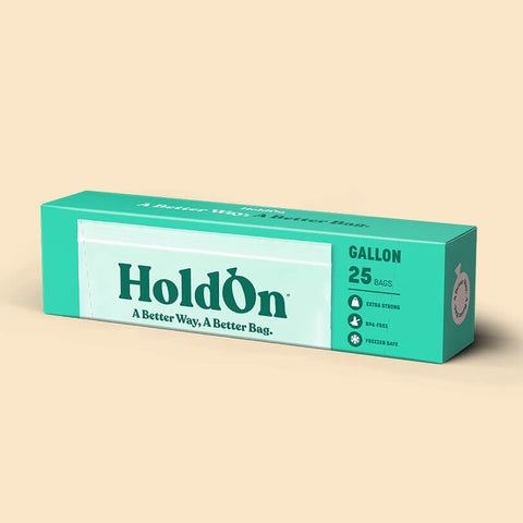 COMPOSTABLE ZIPSEAL GALLON BAGS HoldOn 