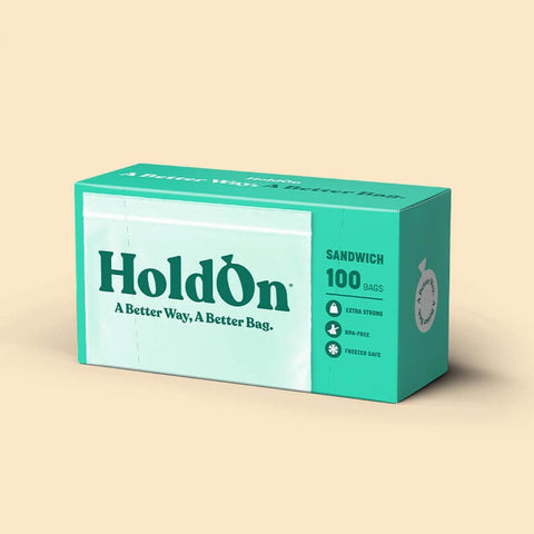 COMPOSTABLE ZIPSEAL SANDWICH BAGS HoldOn 