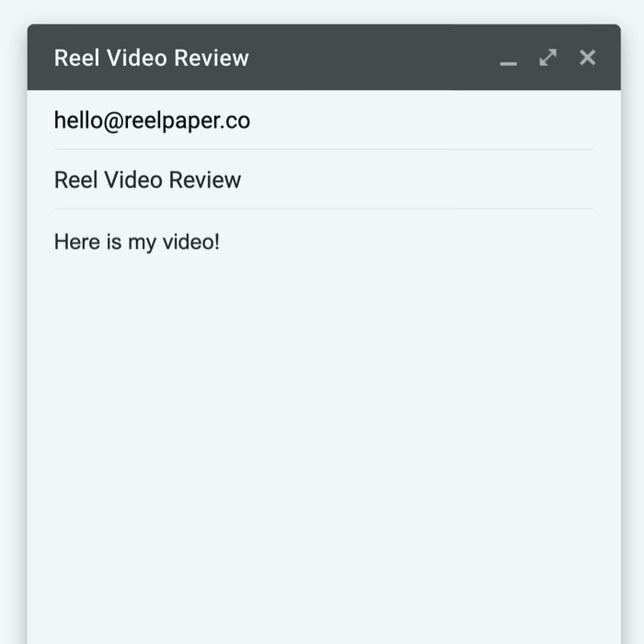Email Your Video